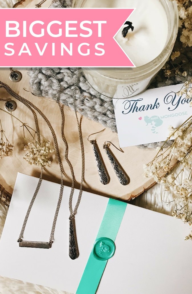 mintMONGOOSE Jewelry Subscription - 12
